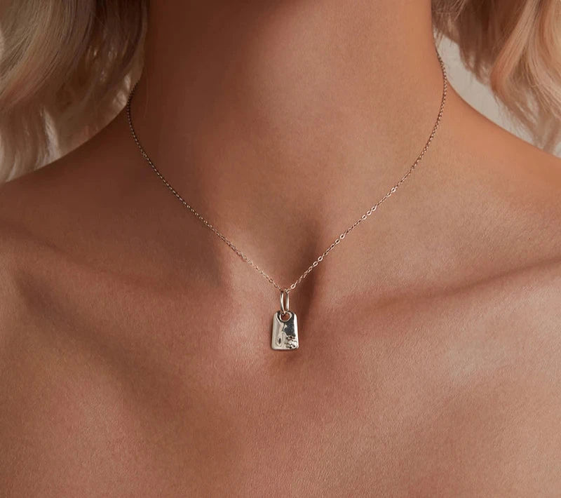 925 Sterling Silver Board Charm