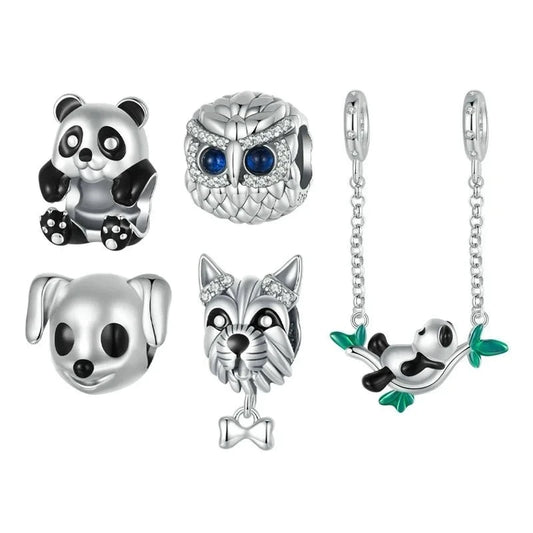 925 Sterling Silver Cute Charms