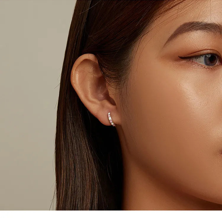 925 Sterling Silver Simple Fashion Ear Buckles - TEA LU SHOP