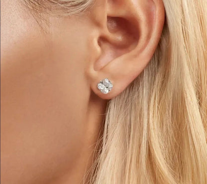 925 Sterling Silver Simple Bird Stud Earrings