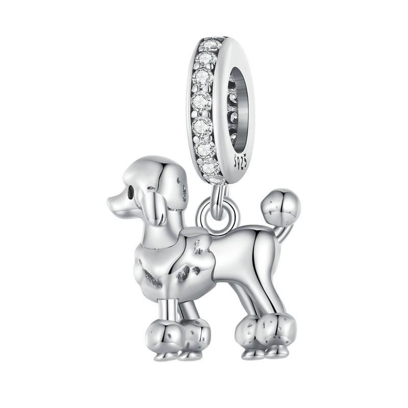 925 Sterling Silver Dog Charms - TEA LU SHOP
