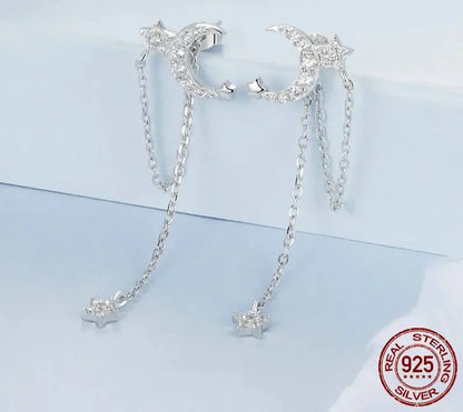 925 Sterling Silver Tassel Stud Earrings