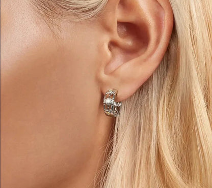 925 Sterling Silver Hoop Earrings