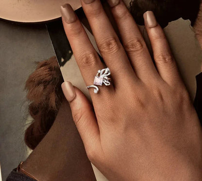 925 Sterling Silver Butterfly Ring