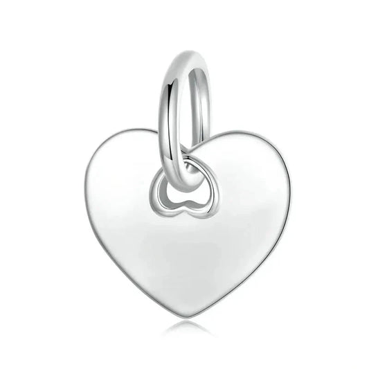 925 Sterling Silver Heart Charm