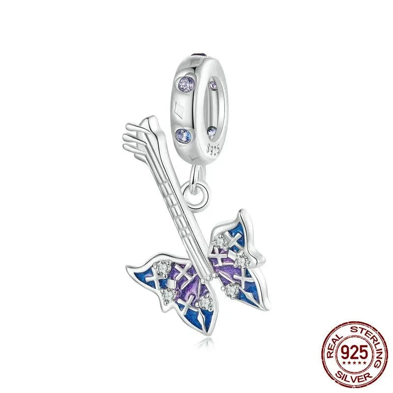 Butterfly Bass Charm Pendant