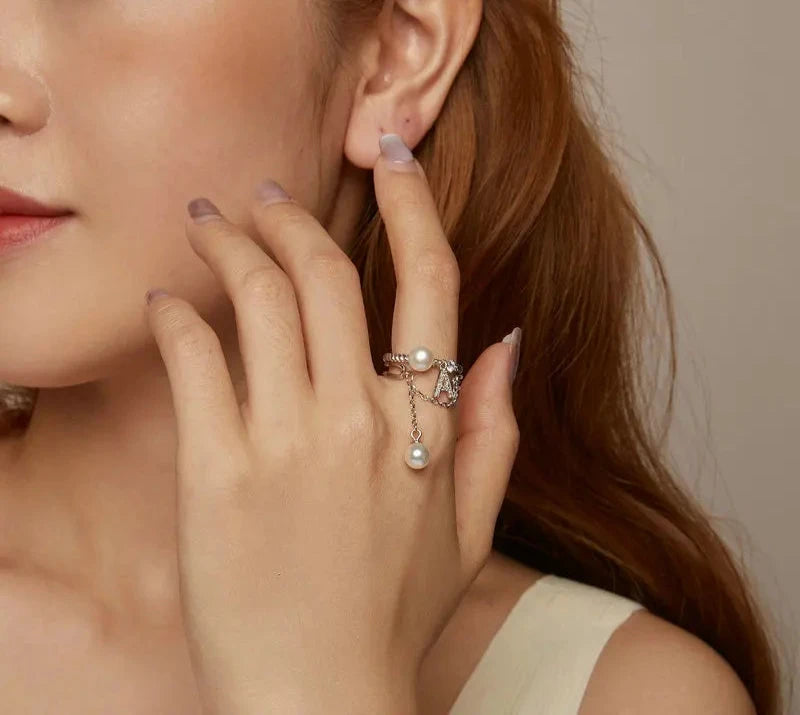 Tassel Open Statement Ring