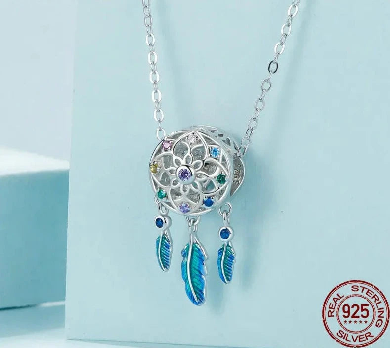 925 Sterling Silver Rainbow Pendant