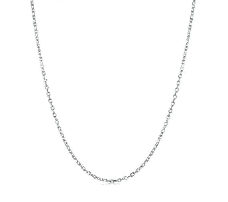 925 Sterling Silver Clasp Adjustable Necklace - TEA LU SHOP