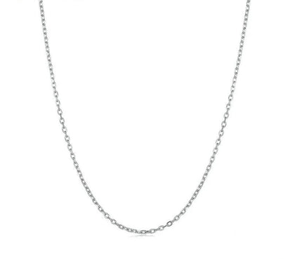 925 Sterling Silver Clasp Adjustable Necklace - TEA LU SHOP