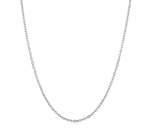 925 Sterling Silver Clasp Adjustable Necklace - TEA LU SHOP