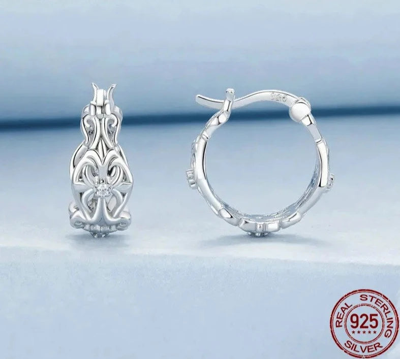 925 Sterling Silver Luxury Flower Jewelry Set