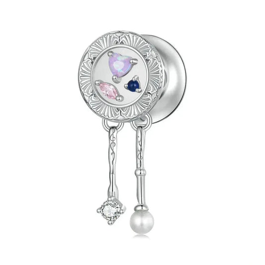 925 Sterling Silver Romantic Tableware Charm