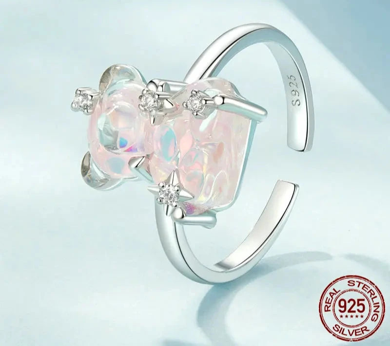 925 Sterling Silver Butterfly Ring