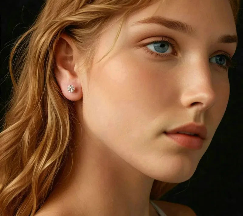 Classic Moissanite Earrings