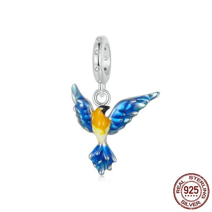 Flying Bird Pendant Dangle Charm