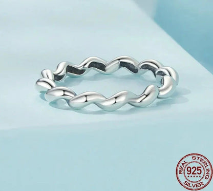 Twisted Stacking Bands Ring