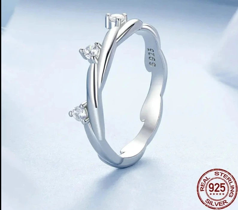 925 Sterling Silver Wedding Band Ring
