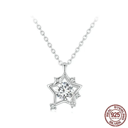 Shiny Star Pendant Necklace