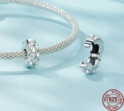 925 Sterling Silver Diamond Charm