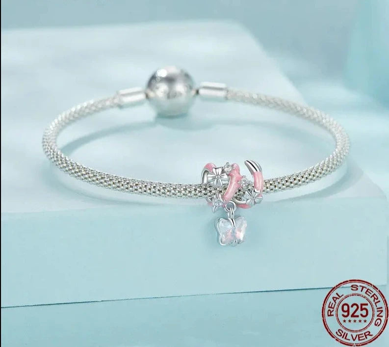 Butterfly Flower Charm