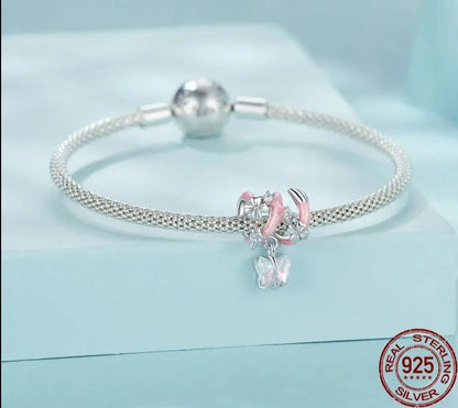 Butterfly Flower Charm