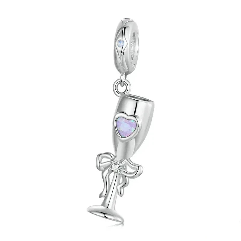 925 Sterling Silver Vintage Goblet Pendant