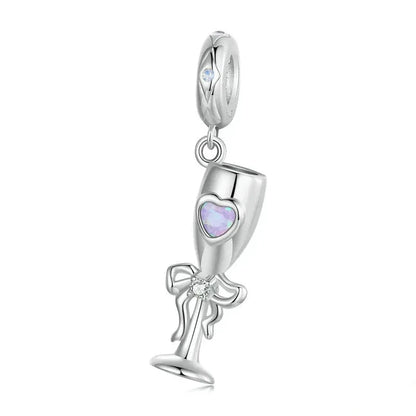 925 Sterling Silver Vintage Goblet Pendant