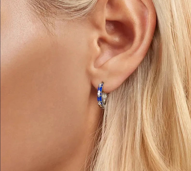 925 Sterling Silver Hoop Earrings
