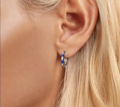 925 Sterling Silver Hoop Earrings