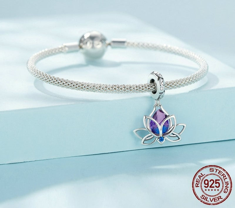 925 Sterling Silver Four-Leaf Clover Charms - TEA LU SHOP