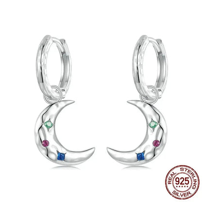 925 Sterling Silver Huggie Earrings