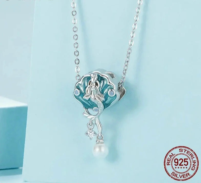 925 Sterling Silver Mermaid Charm