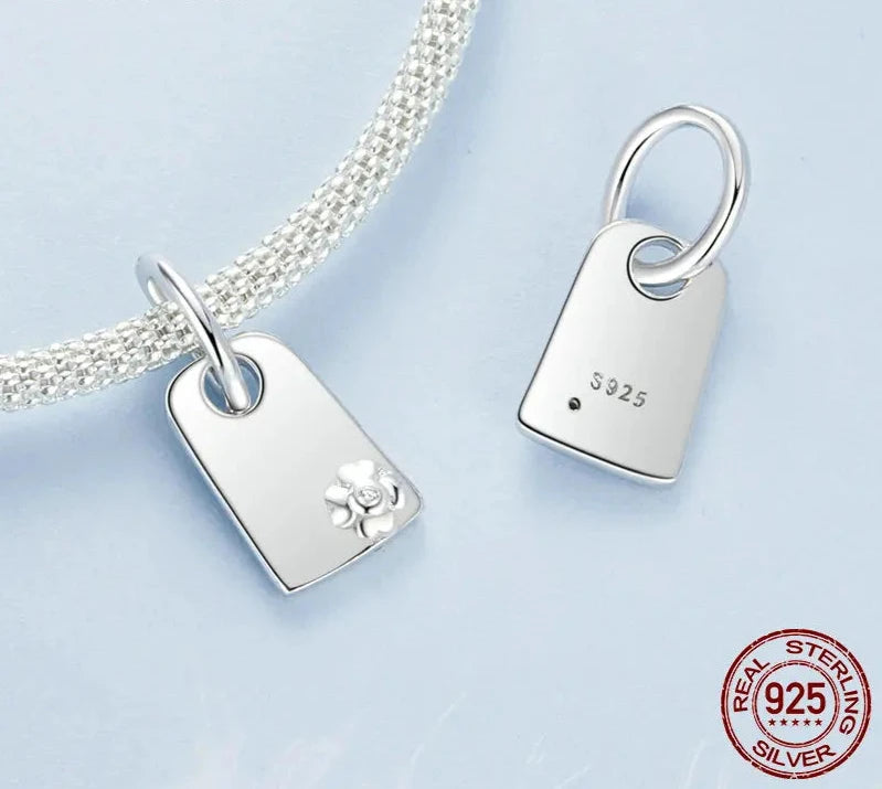 925 Sterling Silver Board Charm