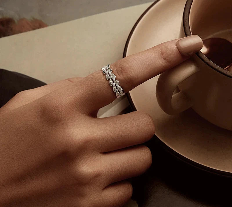 925 Sterling Silver Flower Ring
