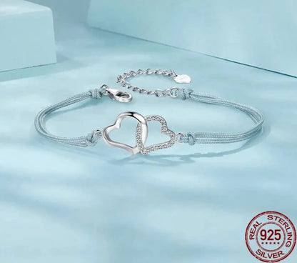Personalized Heart to Heart Bracelet
