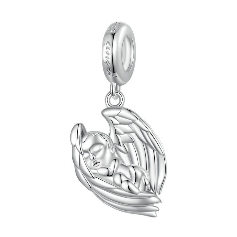Sterling Silver Angel Baby Pendant