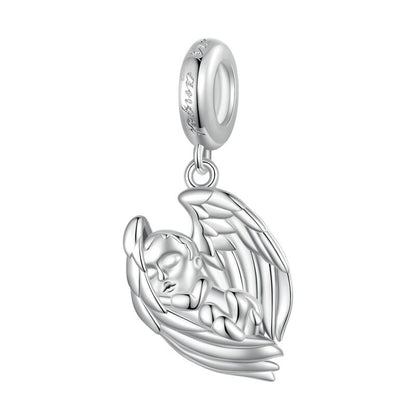 Sterling Silver Angel Baby Pendant