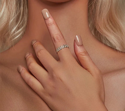 925 Sterling Silver Flower Ring