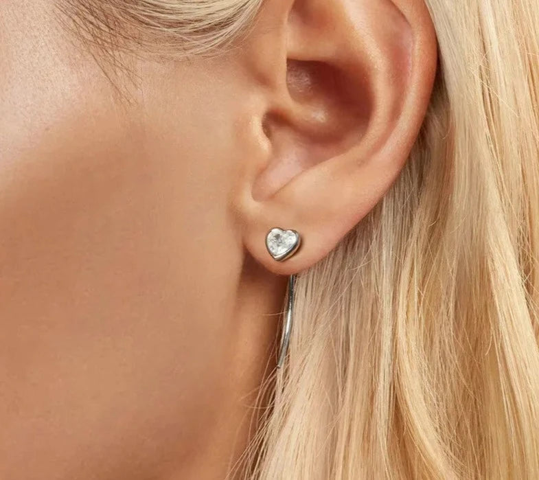 Hypoallergenic Heart Stud Earrings