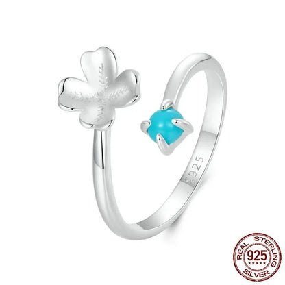 Four-leaf Clover Opening Ring