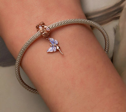 925 Sterling Silver Rose Gold Pendant - TEA LU SHOP