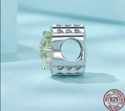 925 Sterling Silver Four-leaf Clover Charm