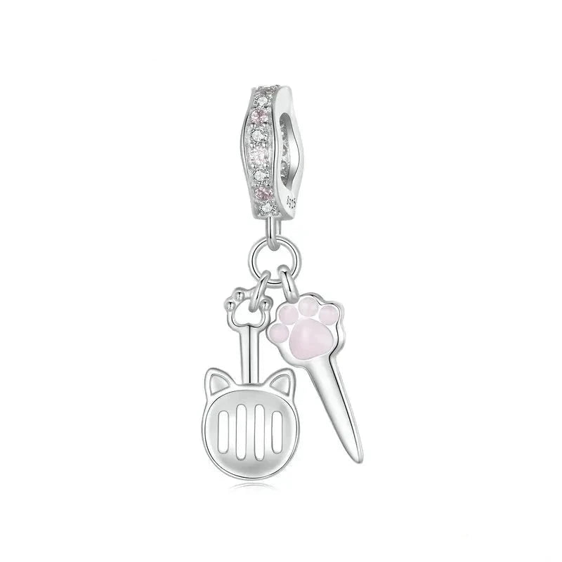 925 Sterling Silver Cute Charm