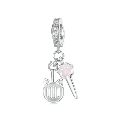 925 Sterling Silver Cute Charm