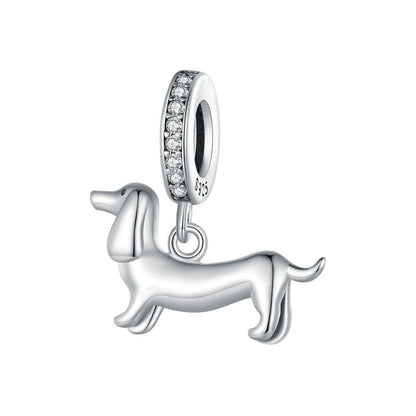 925 Sterling Silver Dog Charms - TEA LU SHOP