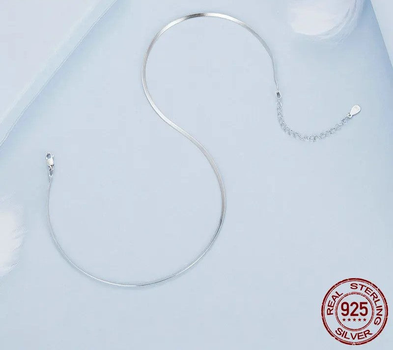 925 Sterling Silver Dainty Choker Necklace - Shine Bright Store