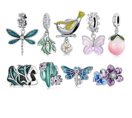 925 Sterling Silver Charms - TEA LU SHOP