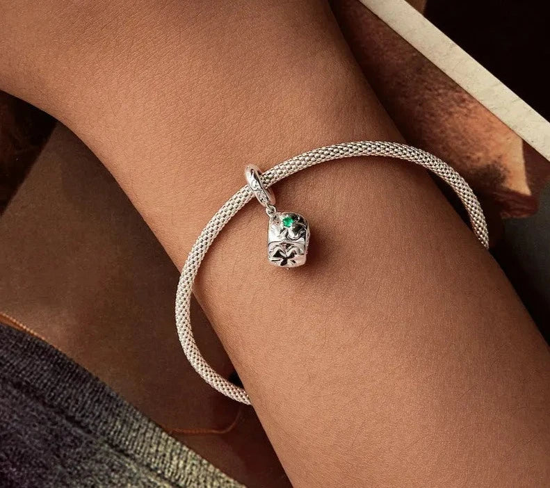 Four-leaf Clover Dice Charm