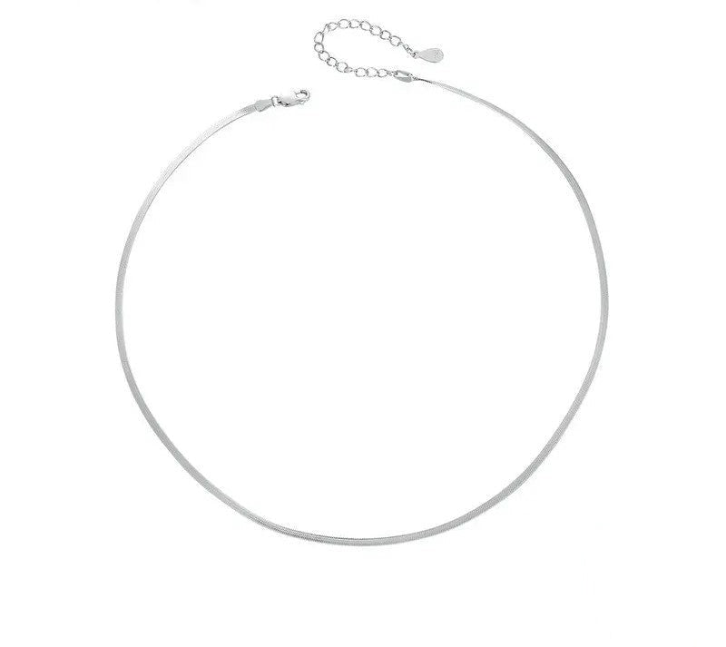 925 Sterling Silver Dainty Choker Necklace - Shine Bright Store